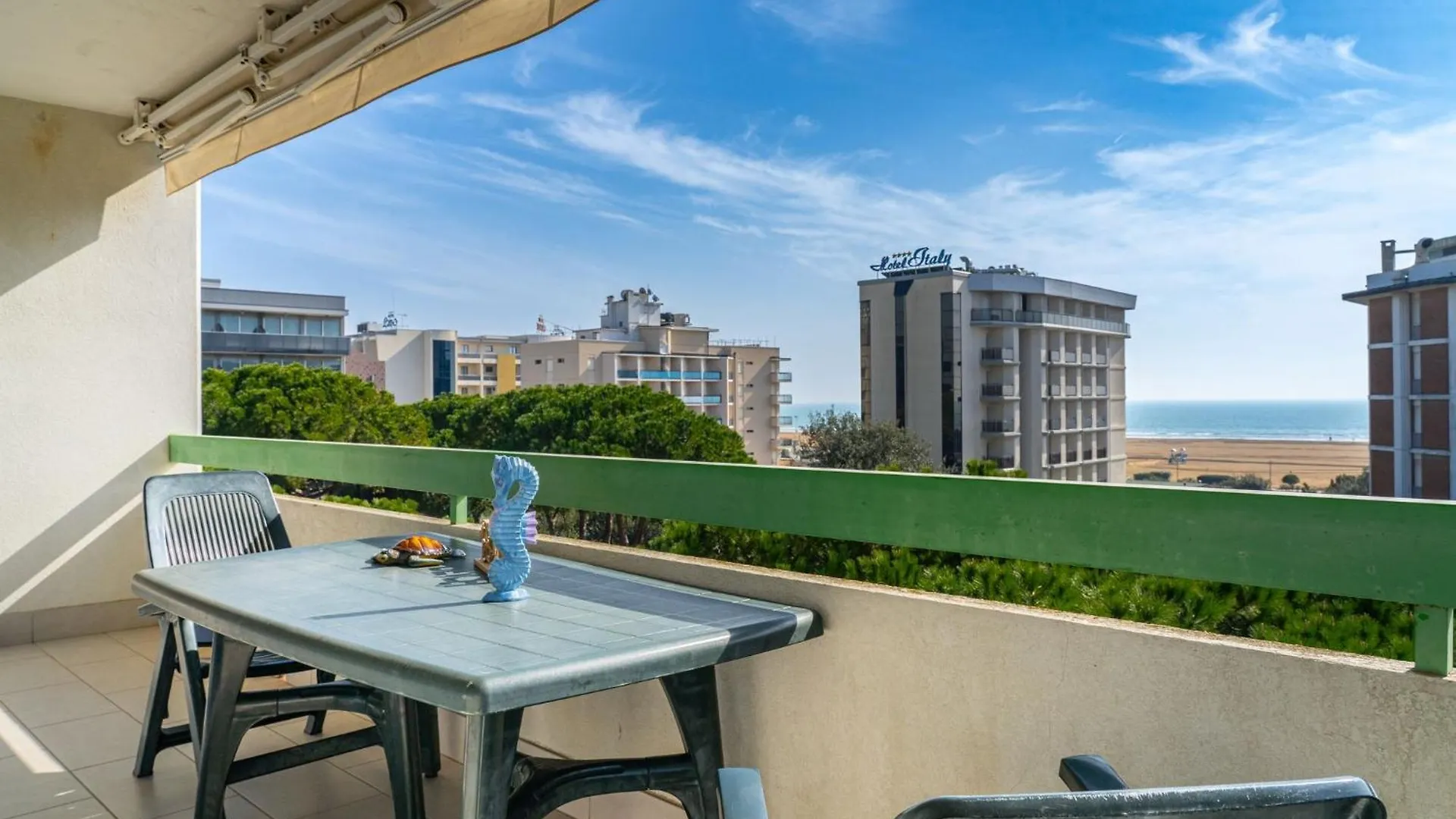 Enjoy Our Spacious Sea View Terrace In Bibione